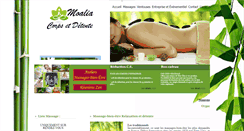 Desktop Screenshot of massage-bien-etre-relaxation.com